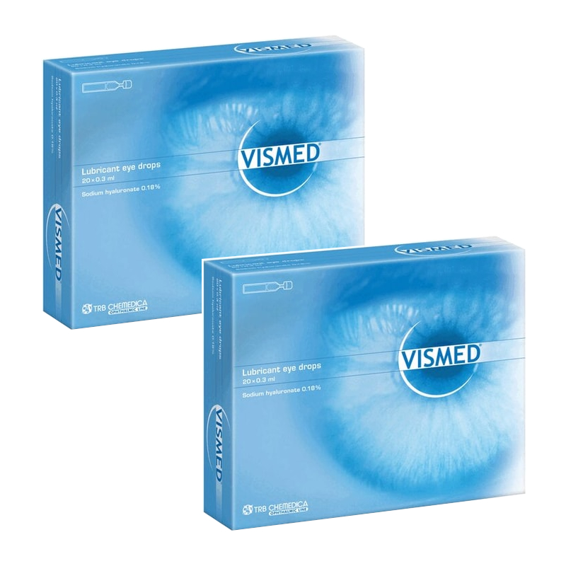 Изображение товара Набор гидрогель глазной Визмед 0,18% 20 шт 0,3 мл Германия