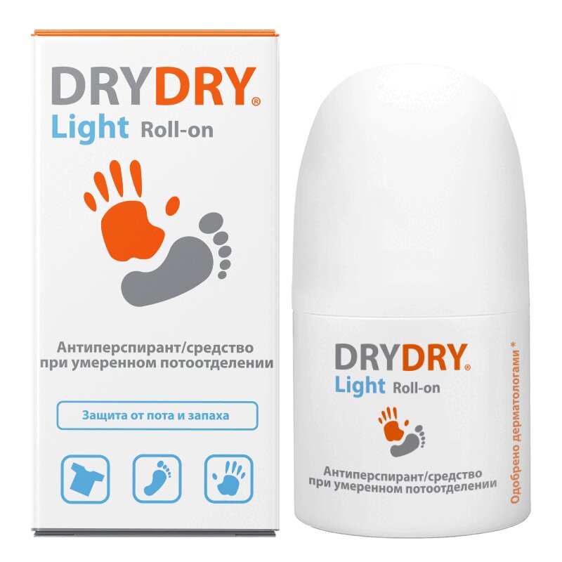 Изображение товара Dry Dry Light Roll-on Средство от потоотделения 50 мл