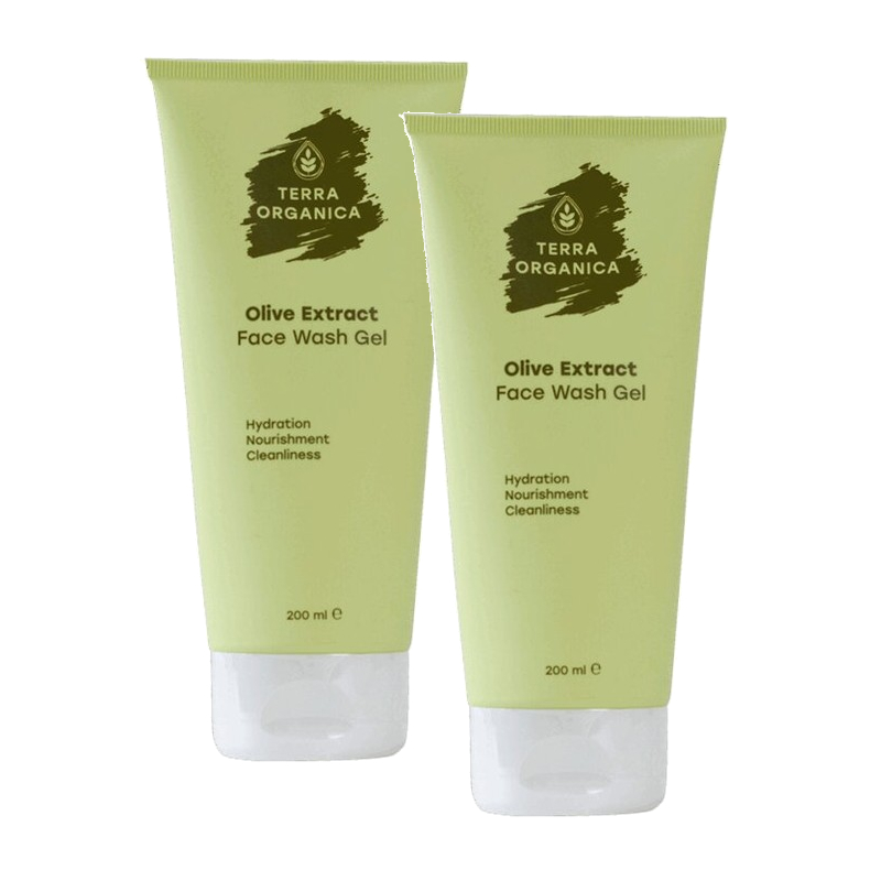 Изображение товара Набор 2X Terra Organika Гель для умывания с экстрактом оливы 200 мл