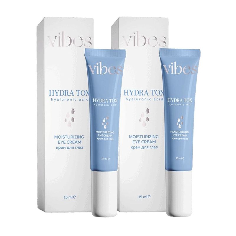 Изображение товара Набор 2Х Vibes Крем для кожи вокруг глаз с гиалуроновой кислотой 15 мл