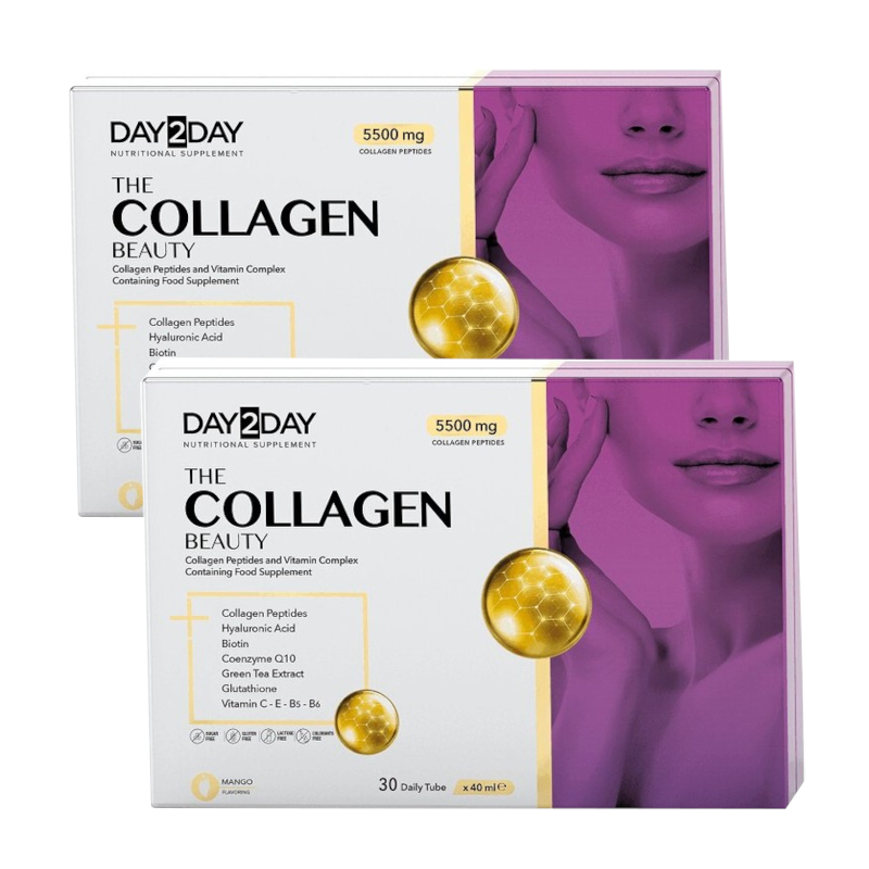 Изображение товара Набор 2Х Orzax Day2Day Beauty Коллаген 5500 мг жидкость Манго 30 шт