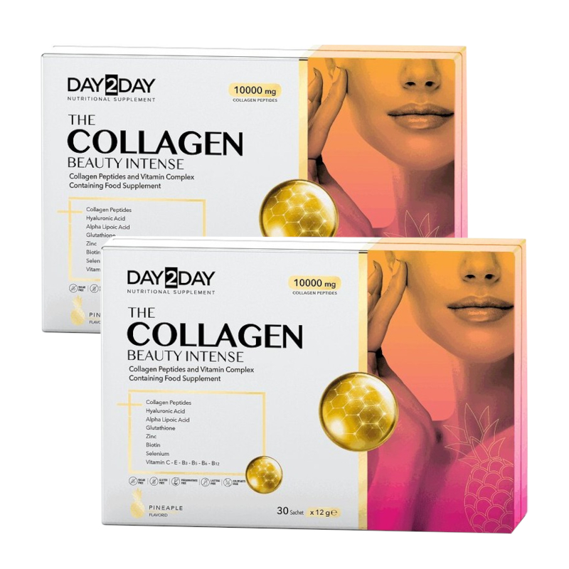 Изображение товара Набор 2Х Orzax Day2Day Beauty Intense Коллаген порошок Ананас 30 шт