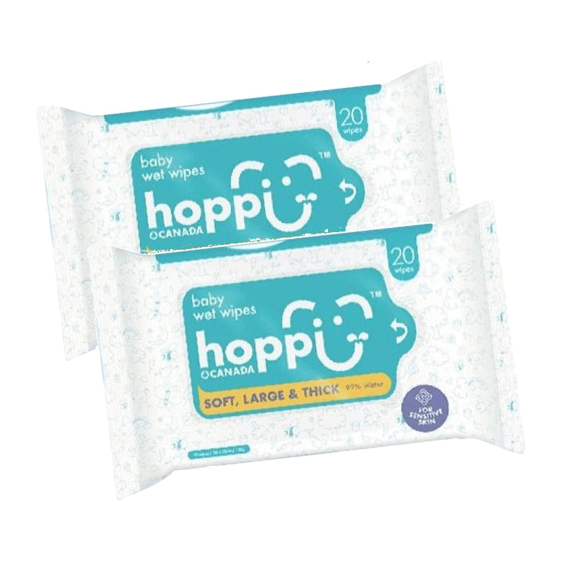 Изображение товара Влажные салфетки Hoppi для детей 20 шт