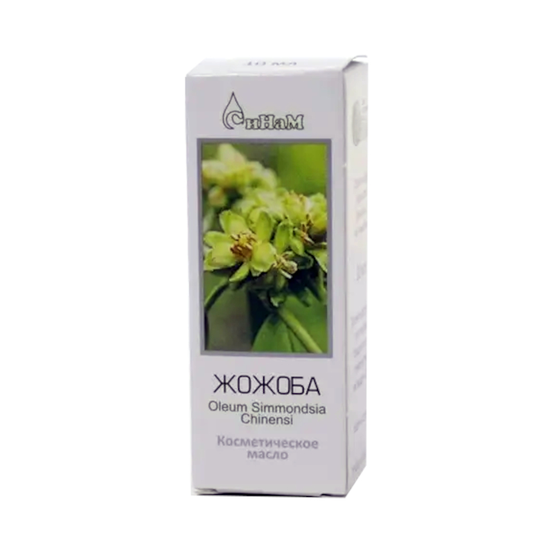 Изображение товара Косметическое масло Жожоба 10 мл СиНаМ натуральное средство для кожи и волос