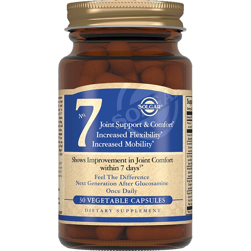 Изображение товара Solgar №7 капсулы для поддержки суставов и иммунитета 30 шт