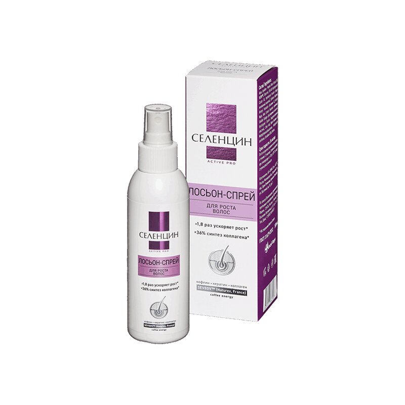 Изображение товара Селенцин Лосьон-спрей для роста волос 150 мл для укрепления и стимуляции волос
