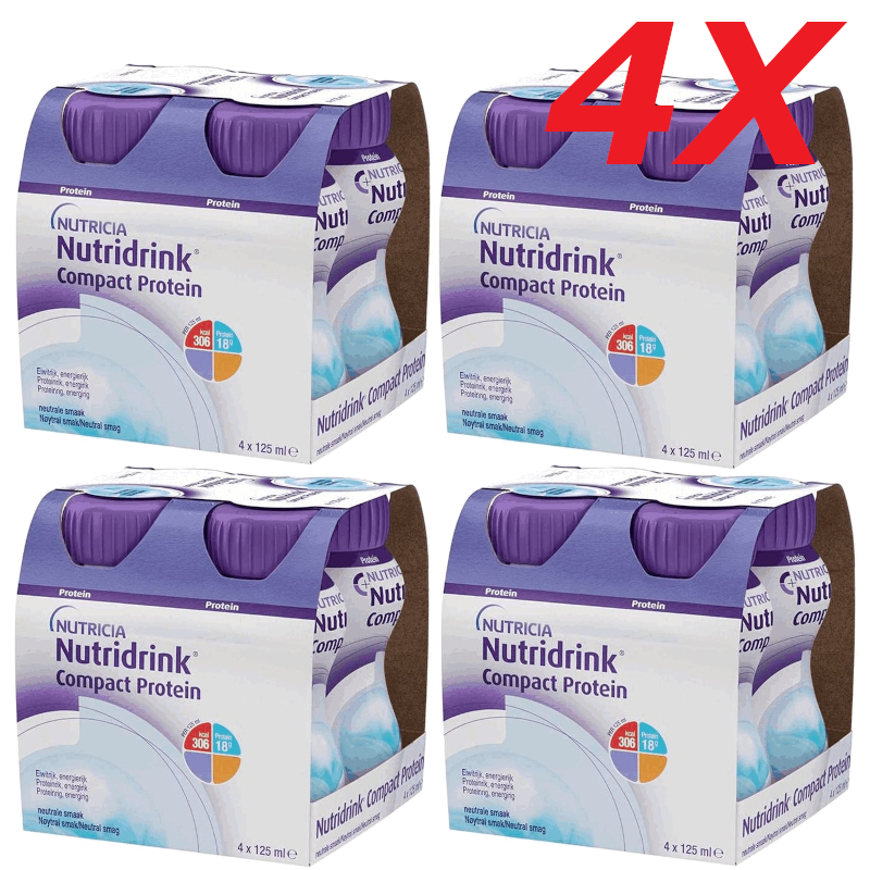 Изображение товара Набор 4Х Нутридринк Компакт Протеин 125 мл нейтральный вкус для диетического питания