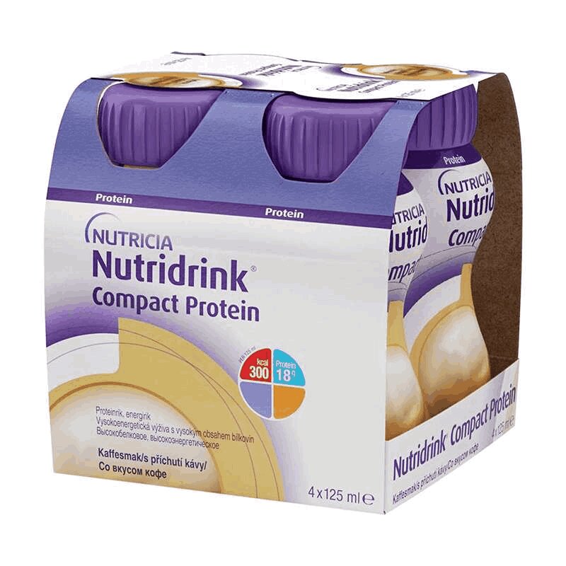 Изображение товара Нутридринк Компакт Протеин кофе лечебное диетическое питание 125 мл 4 шт