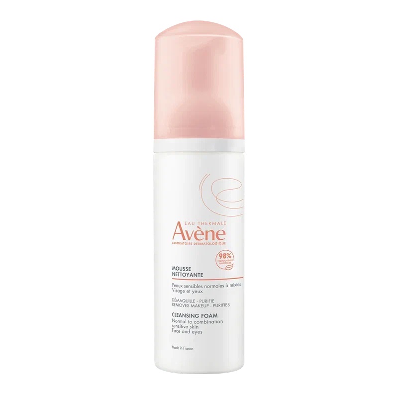 Изображение товара AVENE Очищающая пенка для лица и вокруг глаз 150 мл мягкое ежедневное очищение