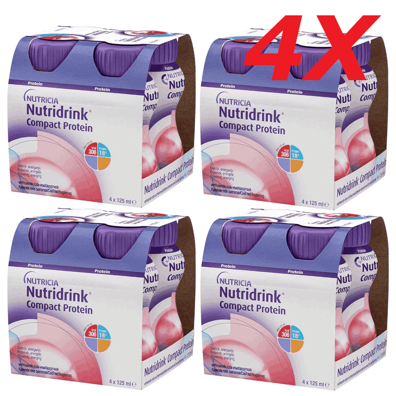 Изображение товара Набор 4Х Нутридринк Компакт Протеин Фрукты-Ягоды 125 мл что обеспечивает баланс питания