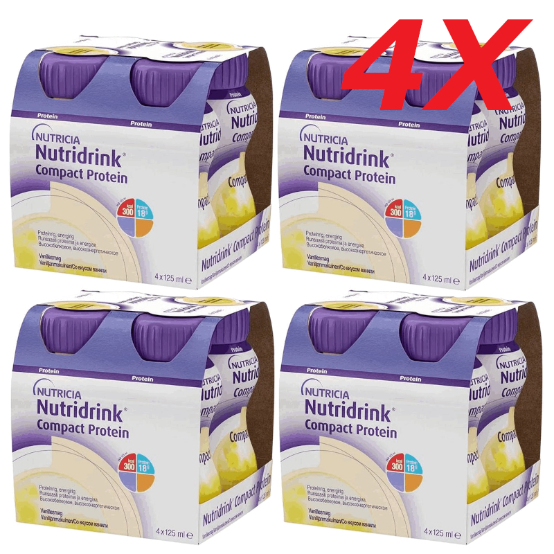 Изображение товара Набор 4Х Нутридринк Компакт Протеин Ваниль 125 мл лечебное диетическое питание
