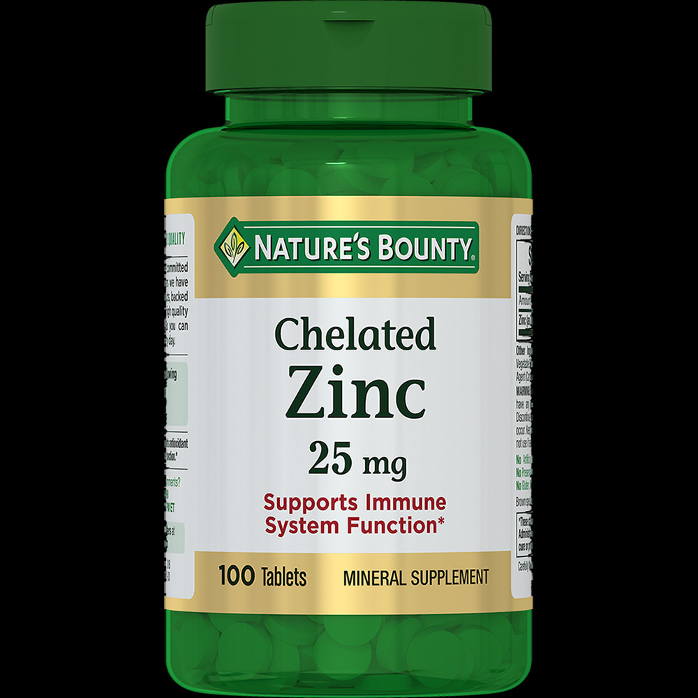 Nature's Bounty Хелат Цинка 25 мг таблетки 100 шт