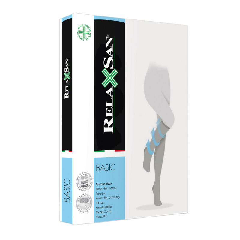 Relaxsan Basic Гольфы компрессионные Gambaletto 1 класс компрессии 140 den размер 4 Черные
