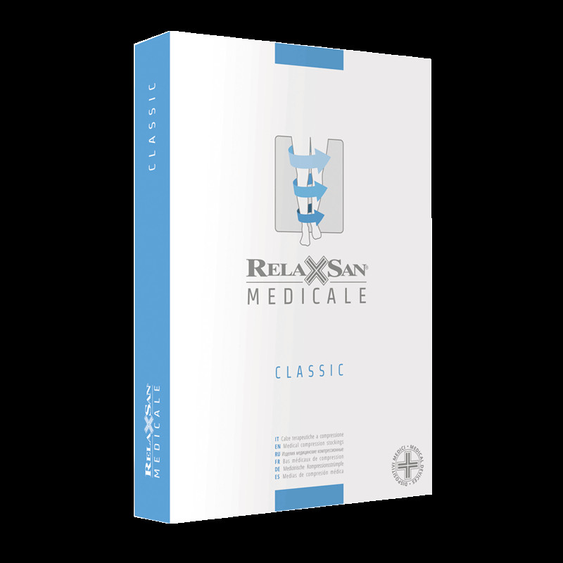 Relaxsan Medicale Колготки компрессионные с открытым носком Classic 2 класс компрессии размер 2 Телесные
