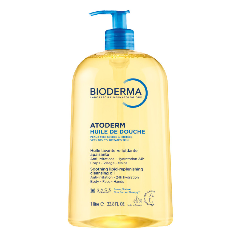 Bioderma Atoderm Масло для душа увлажняющее для сухой атопичной кожи 1000 мл