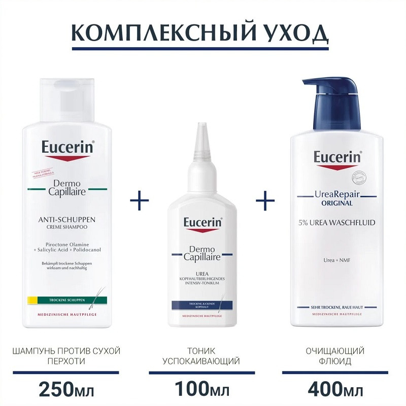 Eucerin DermoCapillaire Шампунь-крем против перхоти 250 мл