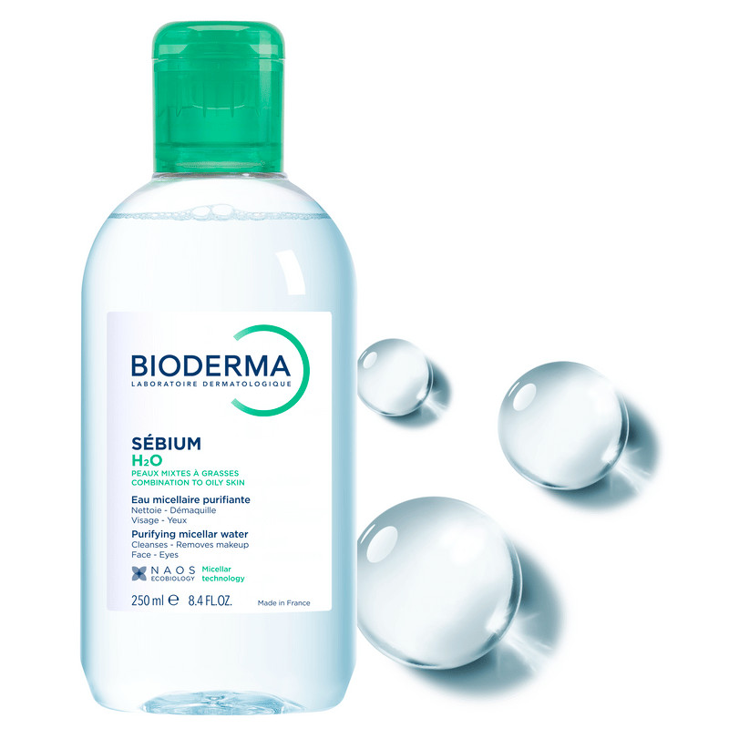 Bioderma Себиум Н2О Вода мицеллярная для жирной и комбинированной кожи 250 мл