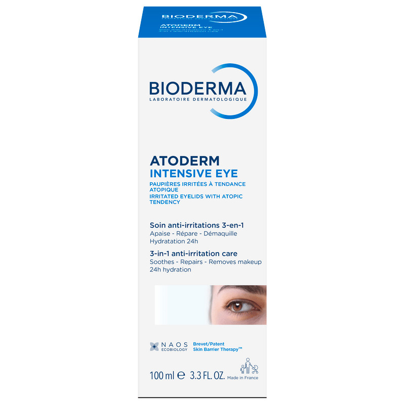 Bioderma Atoderm Интенсив Уход за областью вокруг глаз 3в1 для сухой кожи век 100 мл