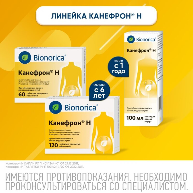 Канефрон Н таблетки 60 шт