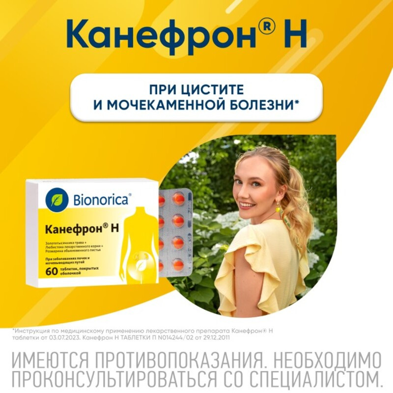 Канефрон Н таблетки 60 шт