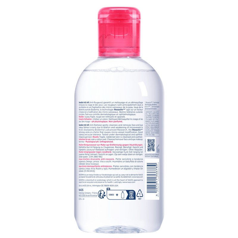 Bioderma Sensibio Вода мицеллярная для кожи лица с покраснениями 250 мл