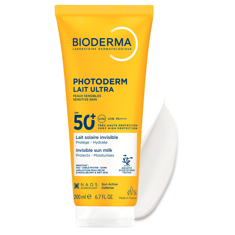 Bioderma Photoderm Молочко солнцезащитное SPF 50+ для чувствительной кожи лица 200 мл