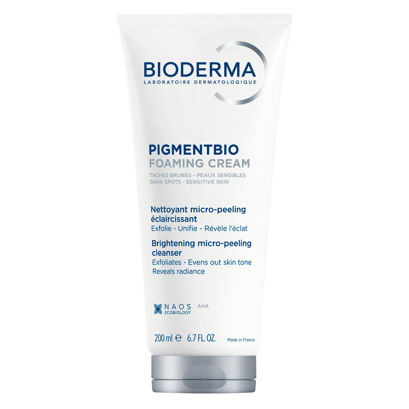 Bioderma Pigmentbio Крем осветляющий и очищающий для кожи с гиперпигментацией 200 мл