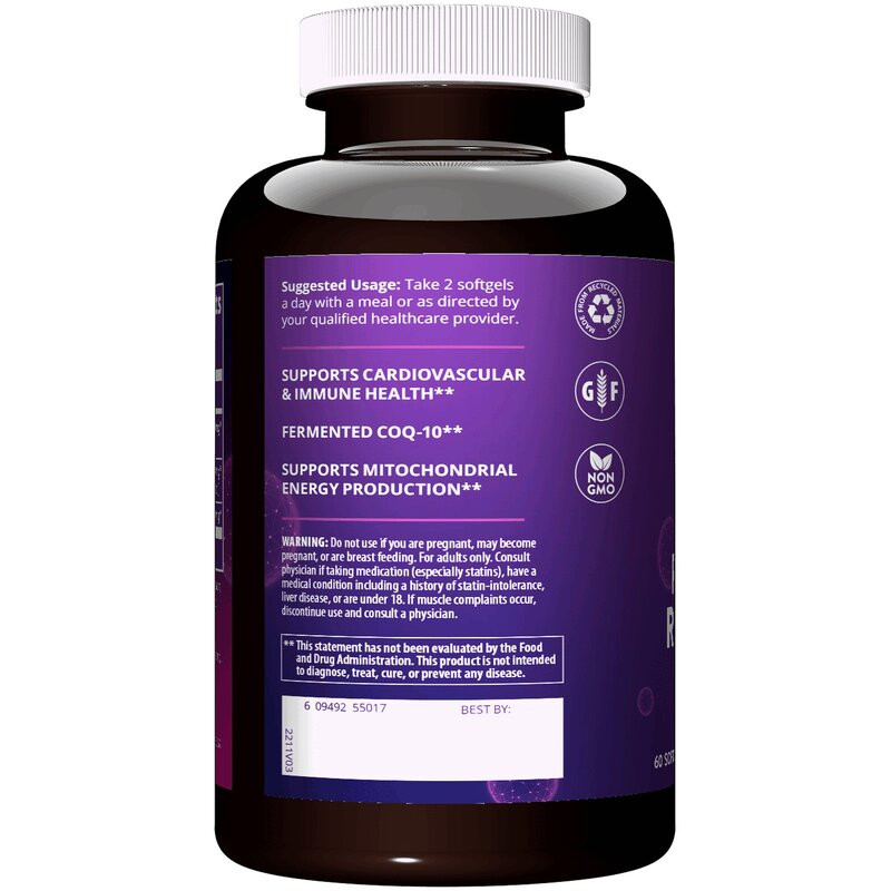 MRM Nutrition CoQ-10 Ресвератрол и Красный дожжевой рис капсулы 60 шт
