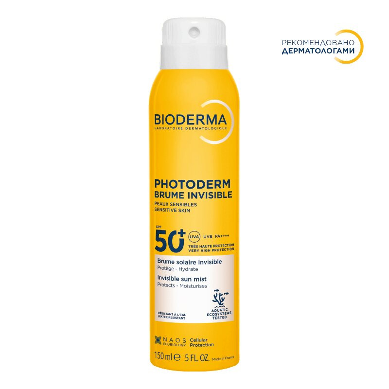 Bioderma Photoderm Спрей-вуаль солнцезащитный SPF 50+ для всех типов кожи 150 мл