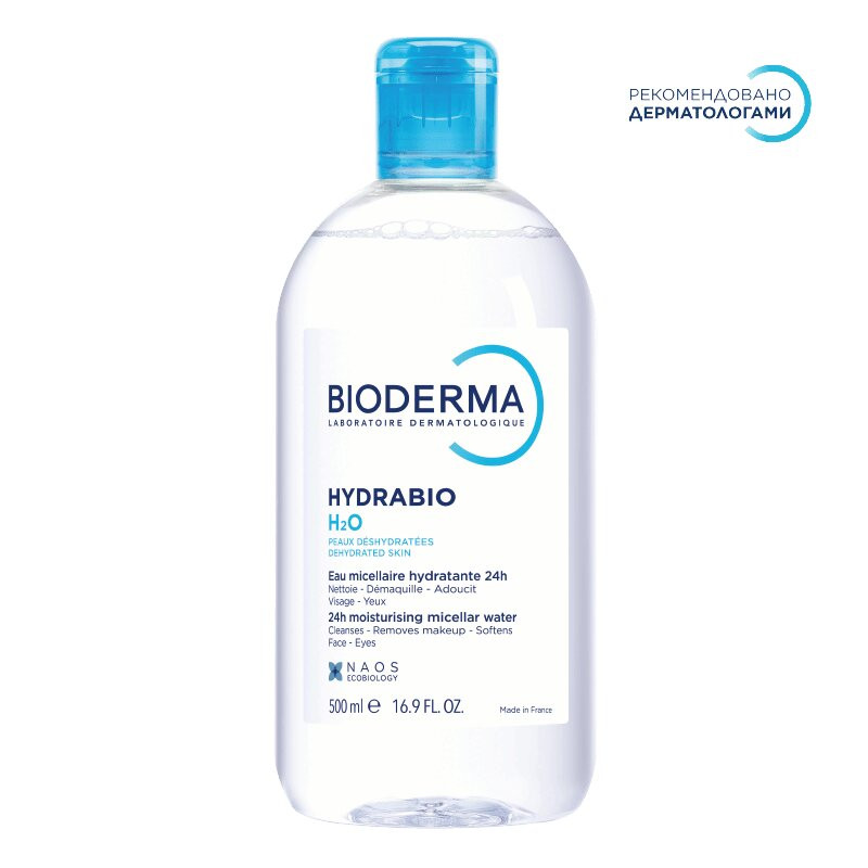Bioderma Hydrabio H2O Вода мицеллярная для обезвоженной кожи лица 500 мл 1 шт