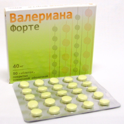 Валериана Форте 40 мг таблетки 50 шт
