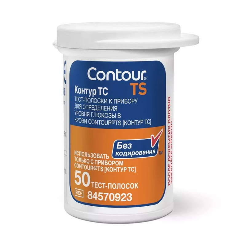 Contour TS Тест-полоски для глюкометра 25 шт
