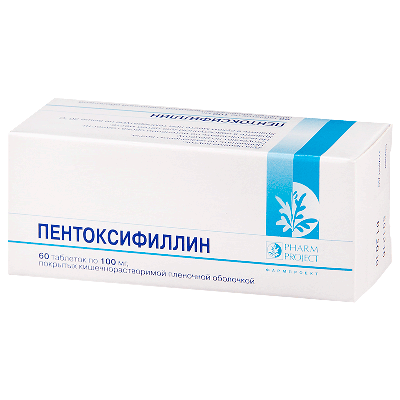 Купить Пентоксифиллин таб.п.кш.о.100мг №60 36378 от Брынцалов-А под .
