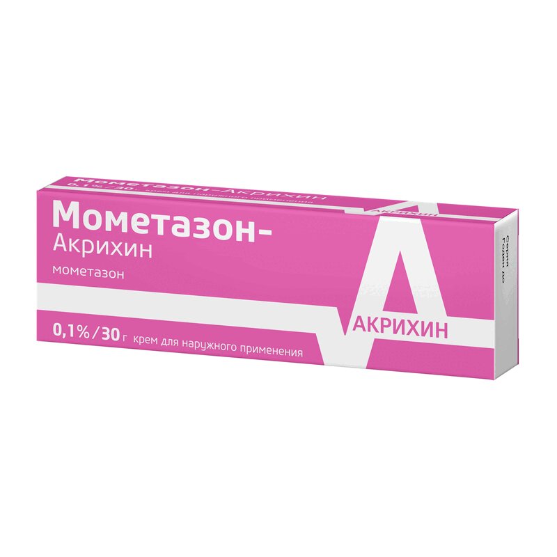 Мометазон-Акрихин крем д/наруж.прим.0,1% 30г  в Санкт-Петербурге .