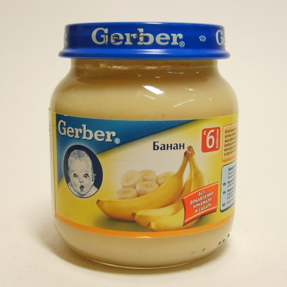 Гербер Пюре банан 130г (арт. 9600020/12101675)